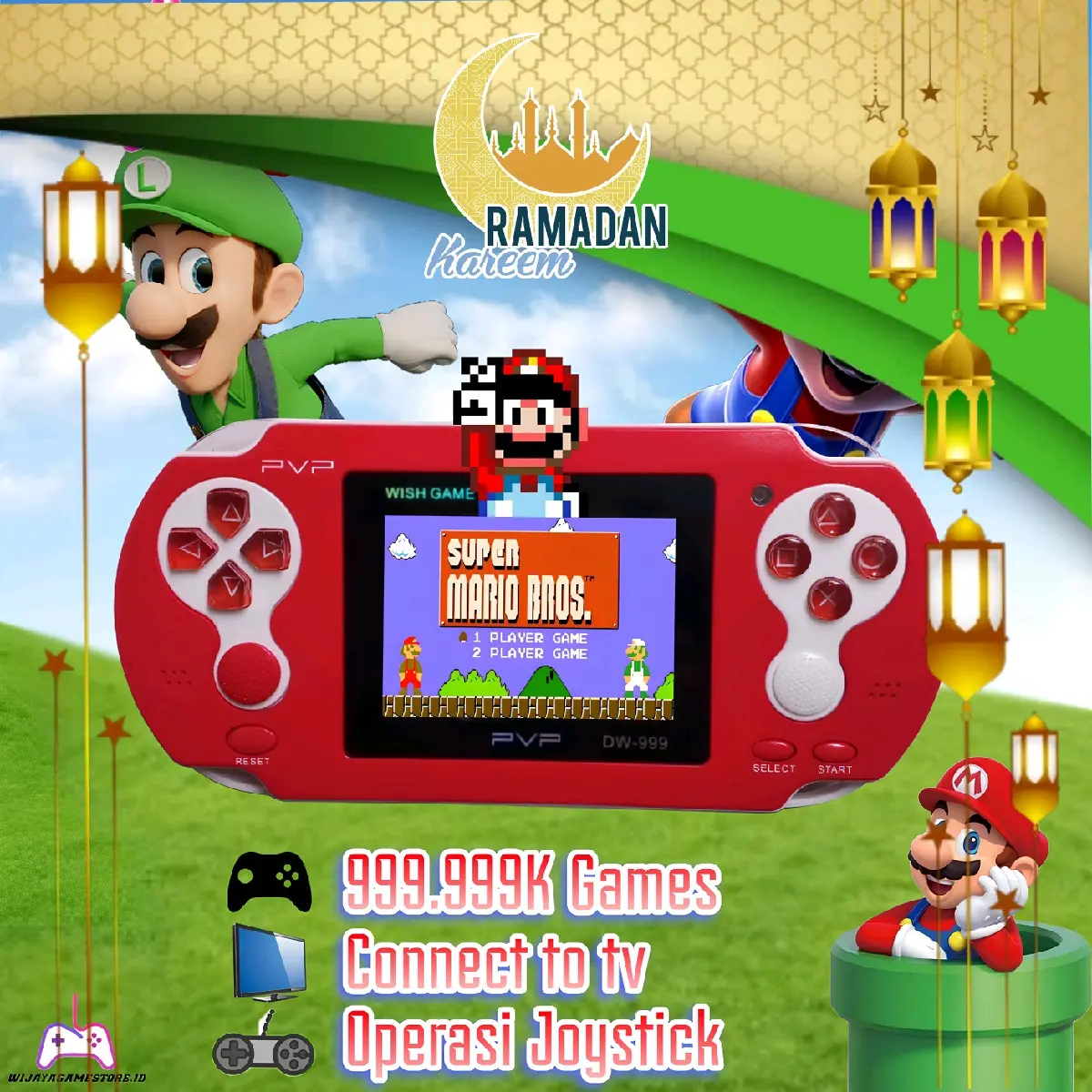 PVP Gameboy 64 bit fullest mainan anak-anak konsol genggam Retro psp game