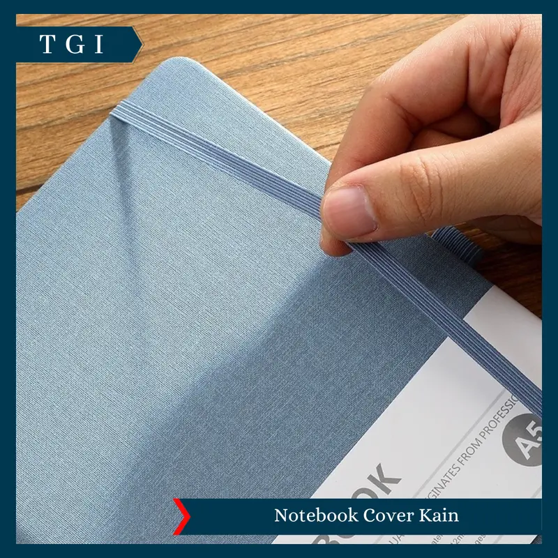 TGI - BUKU DIARY CATATAN KECIL BUKU TULIS MEMO MOTIF BERGARIS NOTEBOOK MINI POCKET SIMPLE NOTEBOOK COVER KAIN 3