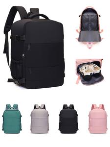 Mochila de viaje neutra de gran capacidad, bolsa para laptop para trabajo y escuela, equipaje para viajes cortos, cumple con las regulaciones de la aerolínea Ryanair
