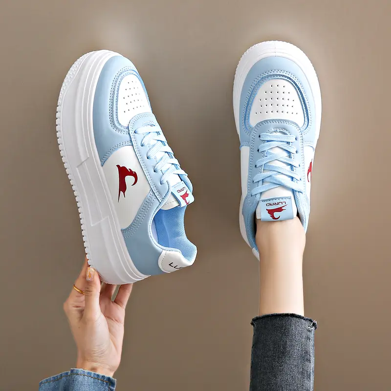 LURAD Sepatu Wanita Sol Empuk Non Slip Sneakers Cewek Simple Stylist Fashion Shoes Wanita Modis WL2491 Casual Karet Sport Olahraga 7