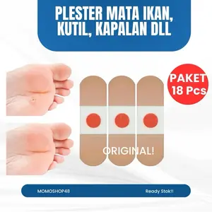 18PCS Obat Kutil Kapalan Mata Ikan Kaki / Plester Penghilang Kutil Mata Ikan Kapalan Corn Patch Removal/ Penghilang Mata Ikan / Kapalan / Foot Corn Removal Eye