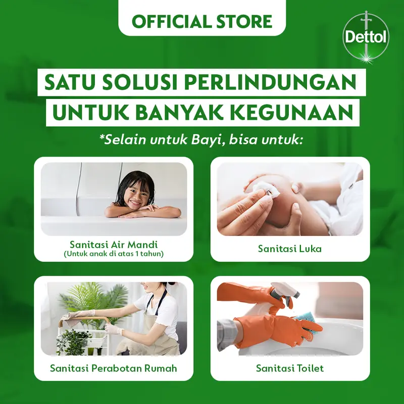 Dettol Cairan Antiseptik 245ml - Antiseptik Cair Anti Kuman dan Bakteri Antiseptic Liquid 5