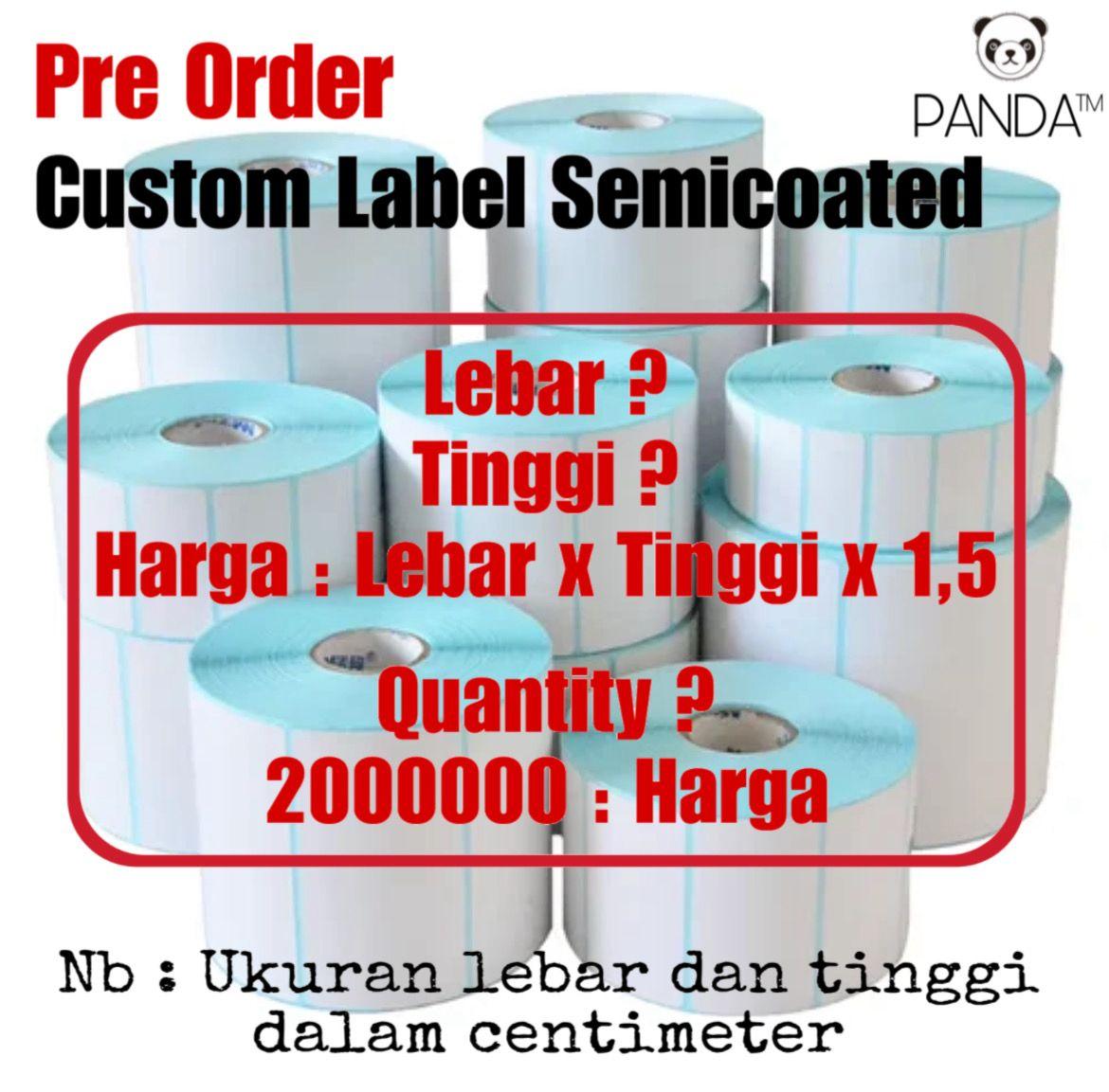 Pre-Order Custom Label Semicoated Polos