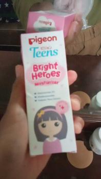 Product Review of Pigeon Teens Bright Heroes Moisturizer 50 ml 20 ml | Perawatan Muka Wajah | Pelembab Wajah | Mencerahkan Kulit Muka Anak Remaja Niacinamide from 🪼**🪼 0