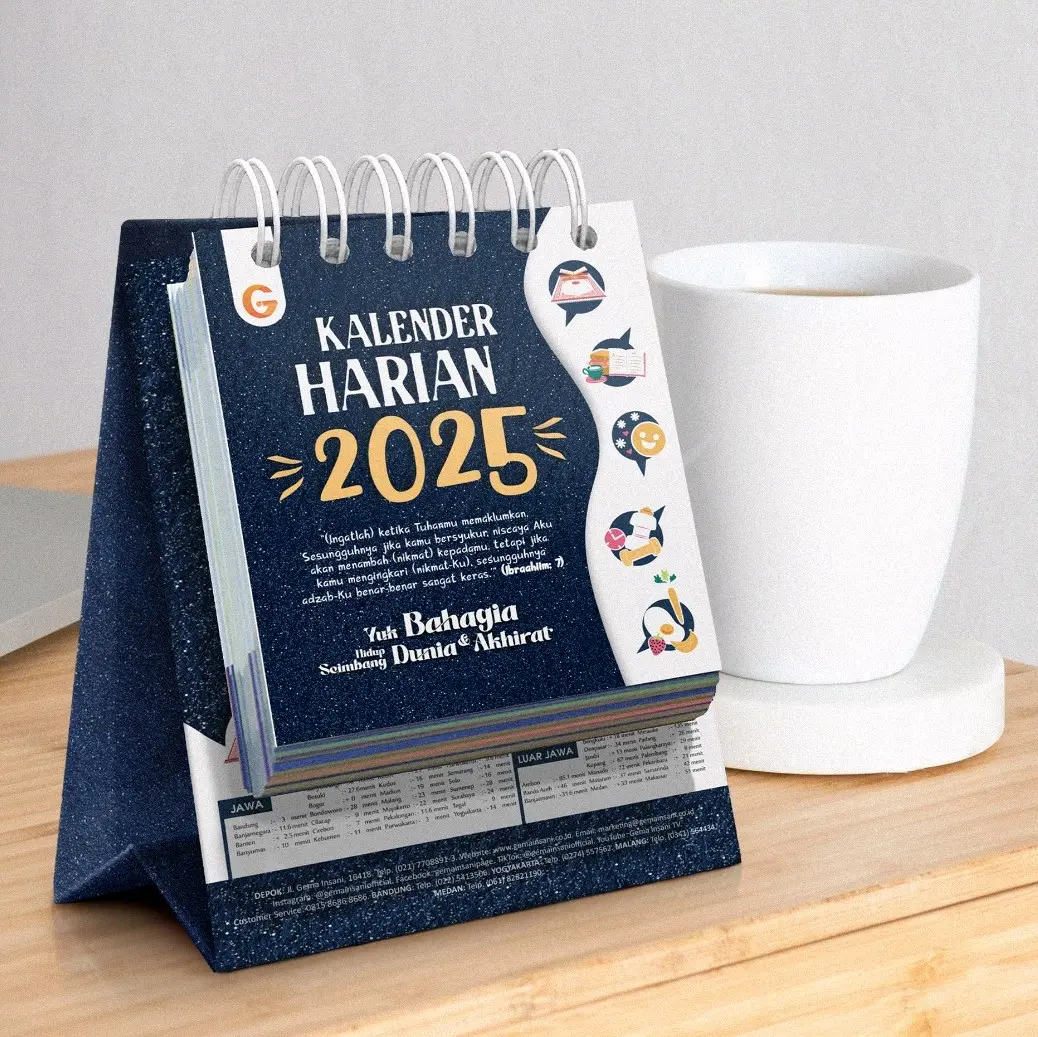 Kalender Harian Muslim Ekslusif Tahun 2025