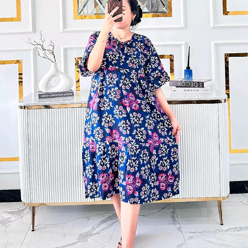 DASTER JISSO JUMBO BUSUI WANITA BAHAN RAYON PREMIUM ADEM NYAMAN RATU LAKU DASTER Bumil Dress  Rempel 8