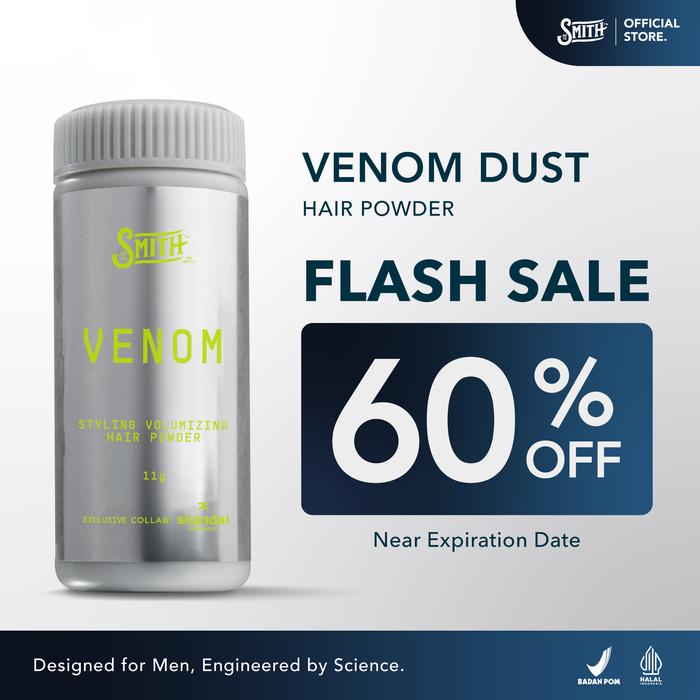 Gambar Smith Men Supply - Venom Dust Hair Powder Styling & Volumizing 11gr Pria Pomade Kering dari Smith Men Supply Kota Administrasi Jakarta Selatan Tokopedia