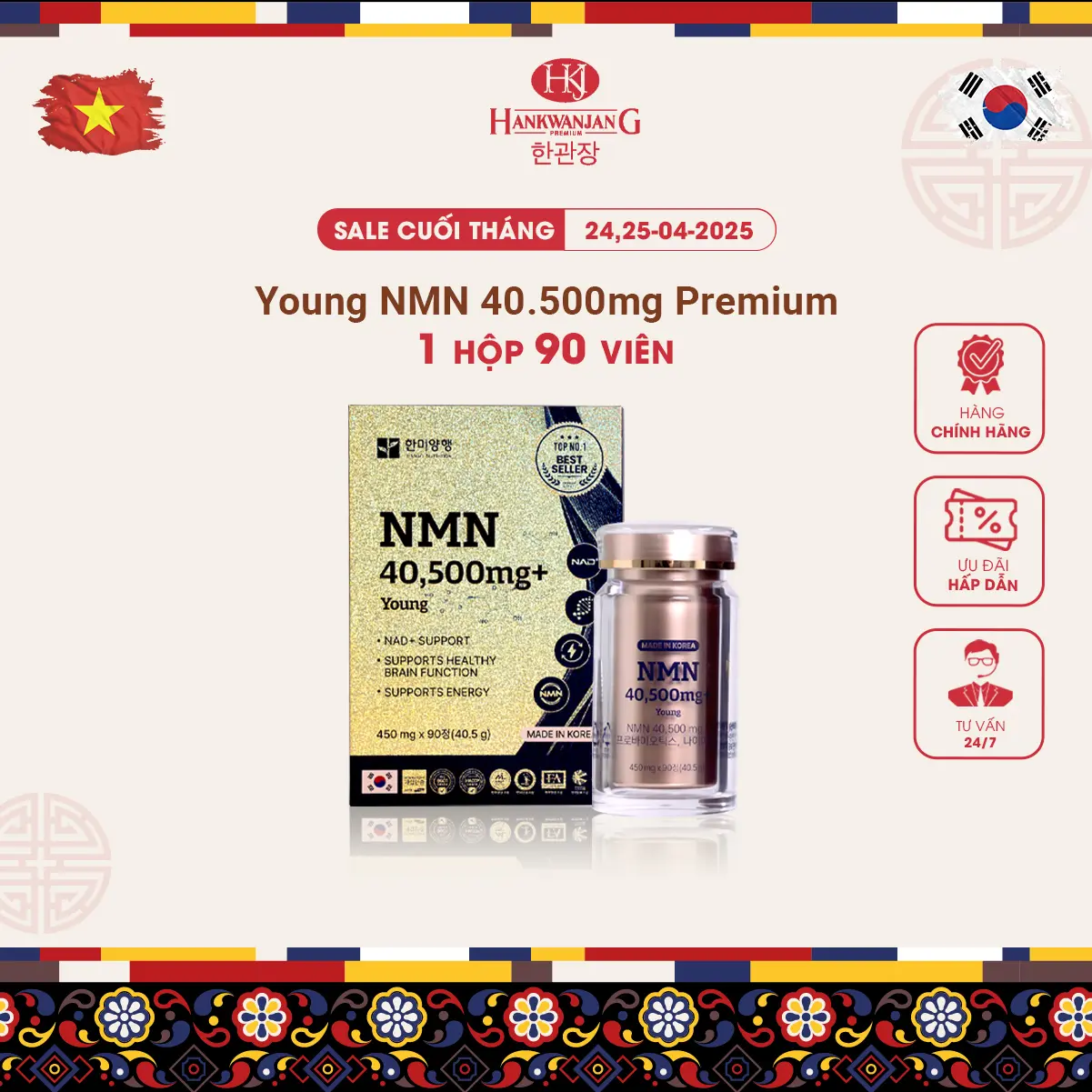|LIVESTREAM DEAL HỜI| - Young NMN 40,500MG+ hỗ trợ bổ sung sức khỏe và sắc đẹp
