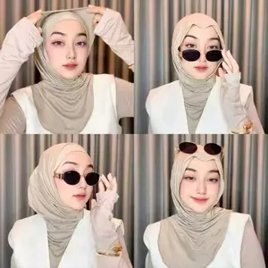 HIJAB INSTAN JISOO BERGO HUMA BAHAN JERSEY COOLTECH MELEYOT PASMINA INSTAN KEKINIAN