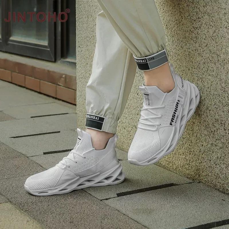 JINTOHO-Giày Thể Thao Unisex Nhẹ Và Thoải Mái Cho Thể Thao Ngoài Trời, Giày Chạy Bộ Lưới Thoáng Khí Cho Cặp Đôi, Đế Dày 2