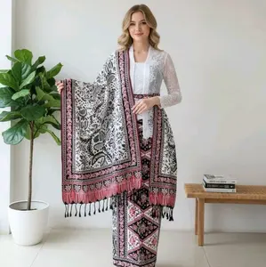 Sarung selendang set batik permium by Raja kaya