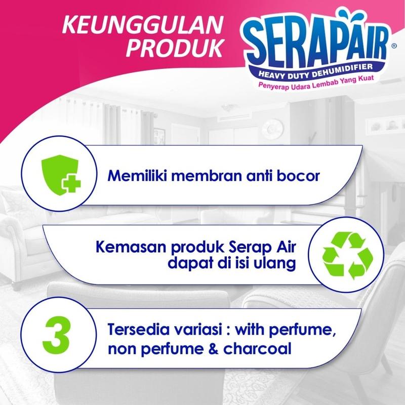 Bagus Serapair Square Box serap air 700 ml Charcoal Hitam W-20402 1
