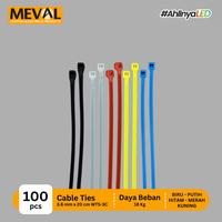 Gambar MEVAL Kabel Ties 3,6mm Cable Ties 20cm - Hitam dari MEVAL ID Kota Tangerang 1 Tokopedia