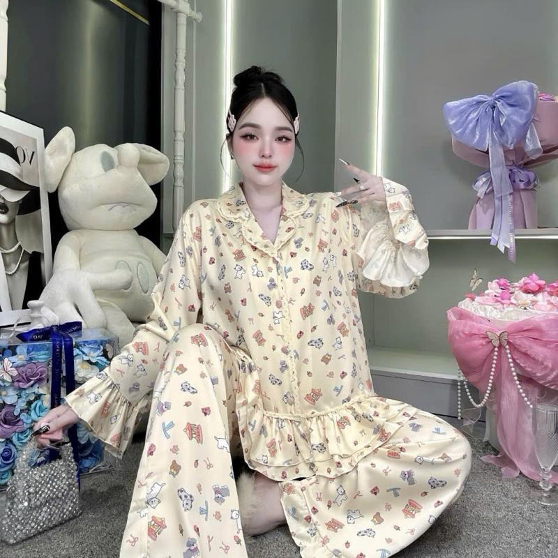 Đồ Ngủ Nữ Thương Hiệu Sweet Dreams - Bộ Đồ Ngủ In Họa Tiết Dễ Thương Phong Cách Thời Trang Hiện Đại