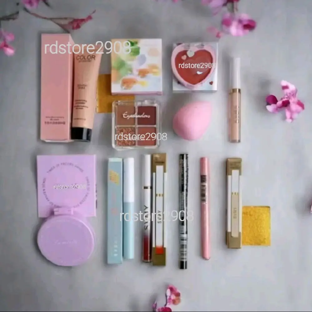 (rd-store)PAKET KOSMETIK HOKI 10 ITEM MAKE UP