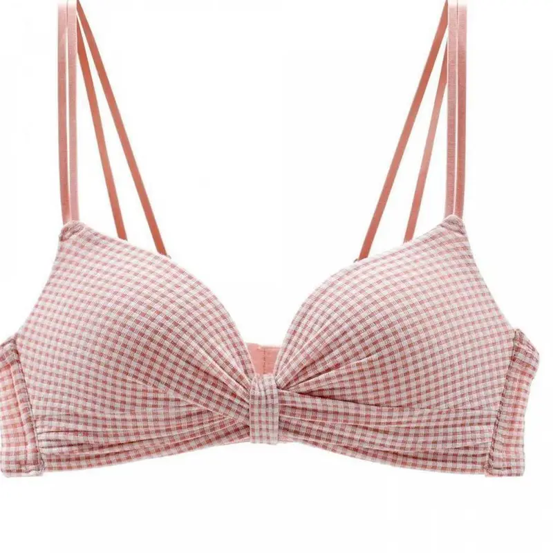 BH006 BH 90 Seamless Deep V Cross Women Bra Wanita 1