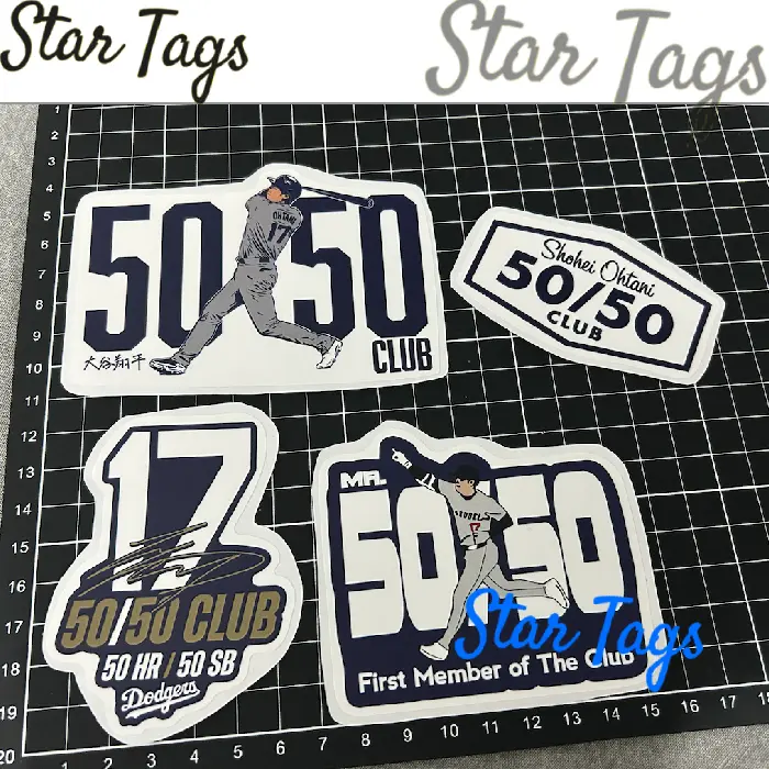 Ohtani 500 Level Sticker 50 HR 50 SB