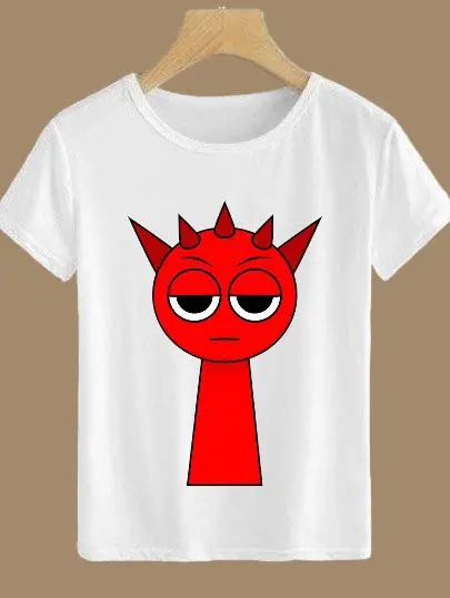 SPRUNKI CUTE CHARACTERS White Shirts for Kids and Adults