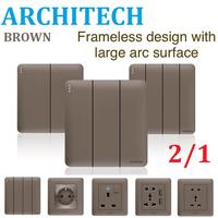Gambar Architech Infinity A63-K19 Brown Sakelar/SAKLAR/CETEKAN INTERMEDIATE - INTERMEDIATE dari ARCHITECH INDONESIA Kota Administrasi Jakarta Utara 5 Tokopedia