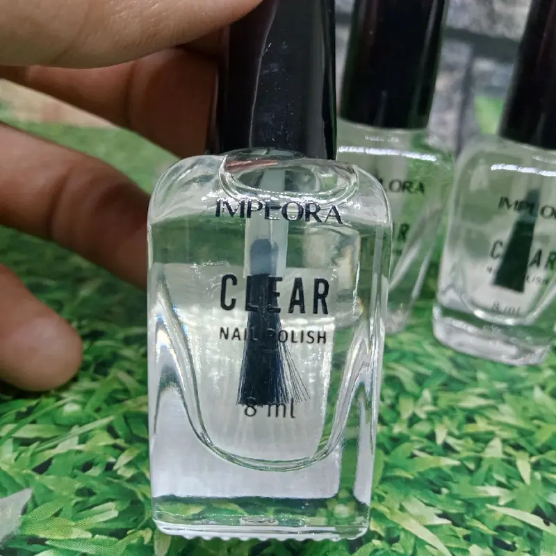 3 Pcs - Kutek Implora Clear Bening Ecer Bpom - Kutek Kuku Cantik Mengkilat 0