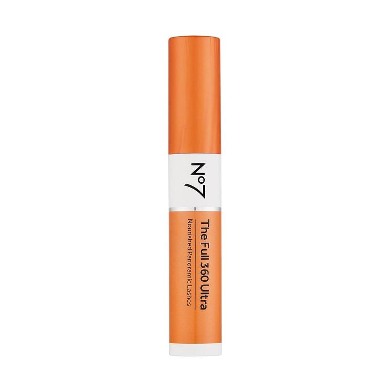 Số 7, Mascara 360 Ultra, màu đen, 10 ml.| Công thức giúp làm lông mi dày hơn và dài hơn, chứa bơ hạt shea & vitamin E, với đầu cọ cong.