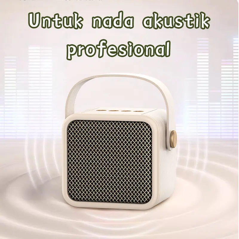 【COD】Wireless Speaker Bluetooth ST01 2 Mic 1 Set Karaoke Speaker KTV Cute Wireless Lucu Portable Luar Ruangan Suara Bass Speaker Nirkabel 2