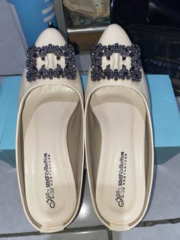 Product Review of HMF Yuiko High Heels Mules Wanita 7 cm AR08 from M**l 0