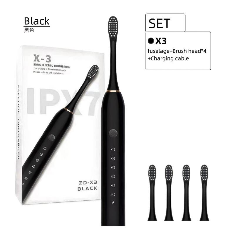 Product Introduction of Mobile toothbrush rechargeable Soft brush for adults and children Household portable waterproof toothbrush set 3