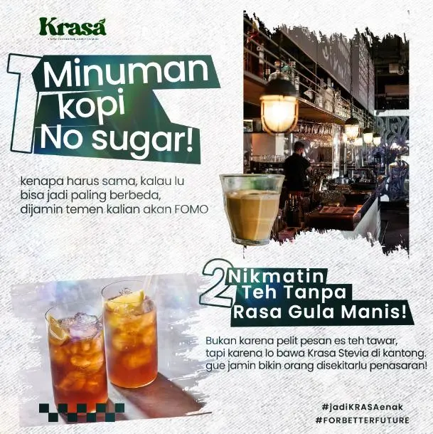 Krasa Stevia Pemanis Alami Original Paket Merger 15ml + 5ml - Gula Alami - Putih Food Sugar Susu - Tebu, Bubuk 3
