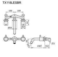 Gambar TOTO Lavatory Faucet TX118LESBR | Kran - Keran - Kran Wastafel dari TOTO Indonesia Kota Tangerang 2 Tokopedia