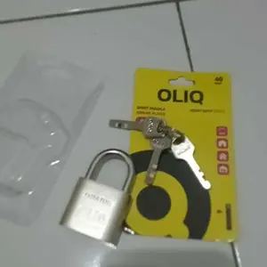 GEMBOK ANTI KARAT / Gembok Pintu / Gembok Pagar 3 Kunci Silver Satin / Gembok Koper 20mm/25mm