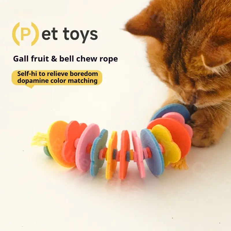 Cat Toys Self-hi to relieve boredom, consume physical strength, grind teeth, bite-resistant cat toys