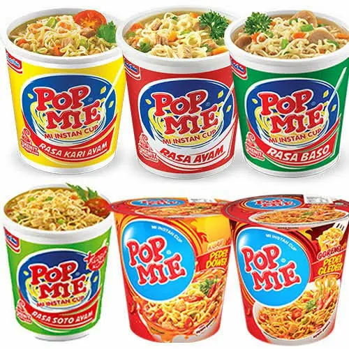 Pop Mie Cup 75gram Paket 6 Pcs (Mix Rasa Bisa Request Rasa) - Makanan Instan Mie 0