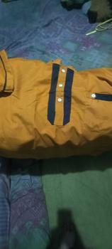 Product Review of BAJU KOKO KURTA ABU BAKAR LENGAN PENDEK MUSLIM PRIA DEWASA TERBARU 2024 from w**1 1