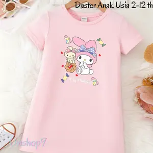 Dres Daster Anak perempuan 2-12 Tahun Cewek Gambar Terbaru My Melody COD