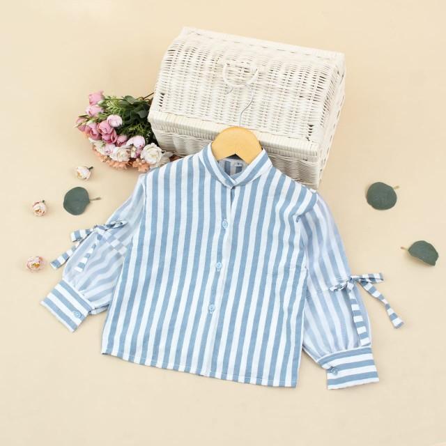 Product Introduction of 3-12 TAHUN KEMEJA ANAK OVERSIZE ORGANZA KEMEJA ANAK MOTIF SALUR Fashion 9