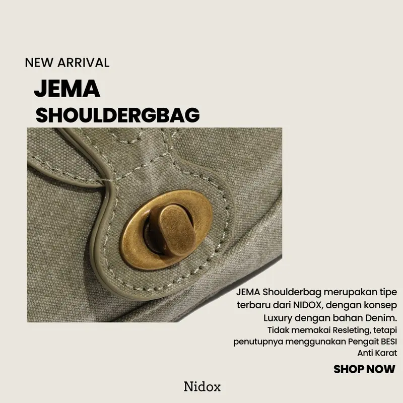 Nidox - JEMA Shoulderbag Denim 3