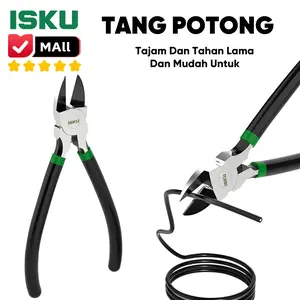 ISKU Tang Potong Plastik 6 Inch Nippers Model Kit Gundam & Tamiya Tang Potong Kabel Elektronik Presisi