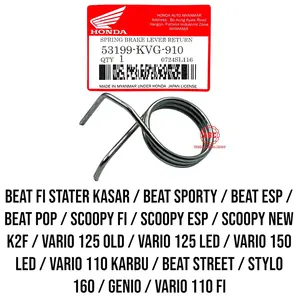 Per Handle Handel Rem Kanan Beat Fi / Scoopy Fi / Vario 110 / Vario 125 / Vario 150 / Genio KVG M116