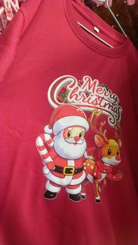 Product Review of kaos atasan anak laki laki perempuan motif Santa Claus terbaru edisi Merry Christmas bahan katun t-shirt santai fashion from N**a b**💕 0
