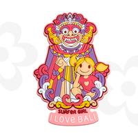 Gambar Surfer Girl Summer Barong Magnet 253AMGN003AST | Surfer Girl magnet | Bali fridge magnet | Barong Bali souvenir | cute Bali magnet | tropical home decor | colorful Bali gift | Surfer Girl collectible dari Surfer Girl Shop Kab. Badung 2 Tokopedia