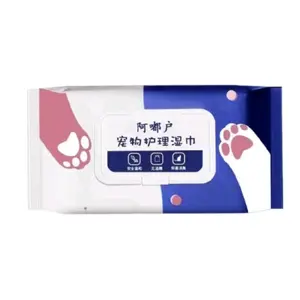 Pet cleaning wipes Tissue basah anjing kucing