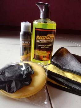 Product Review of Paket Perawatan Kendaraan Penghitam Body Motor / Mobil dan PengkiLap Body Motor / Mobil -  Auto Detailing from S**n 0