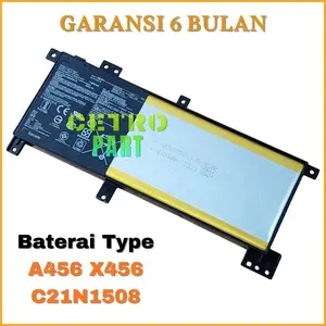 BATERAI FOR TYPE A456 A456U A456UJ A456UV A456UF A456UQ SERIES C21N1508 NEW - CETRO