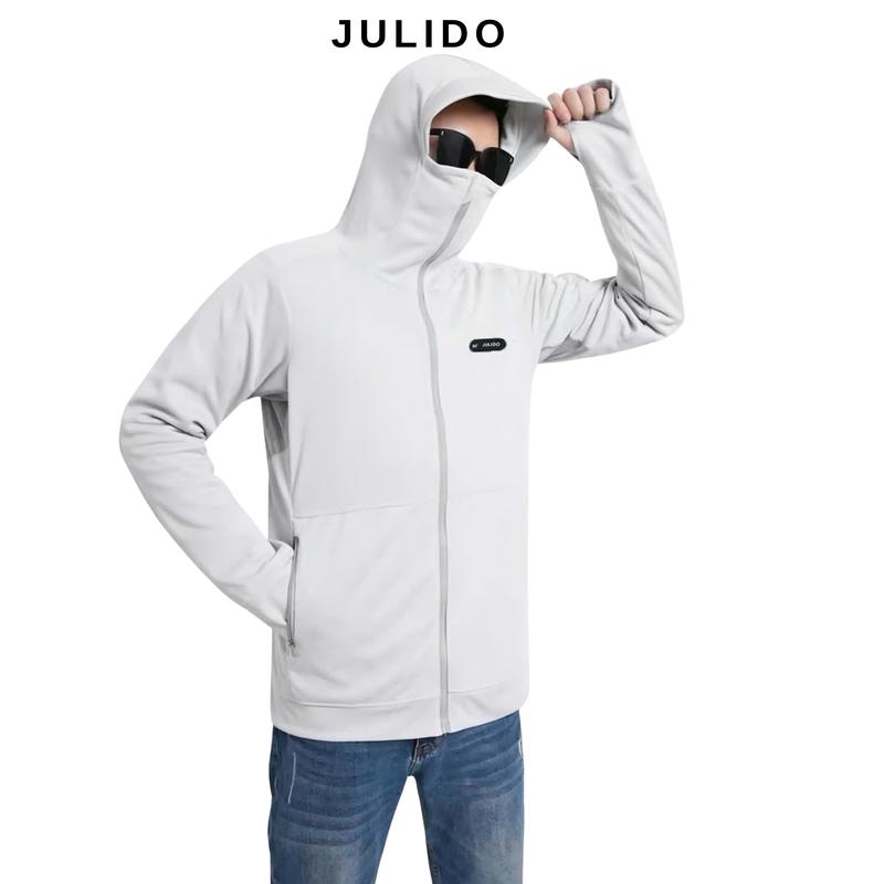 Áo khoác chống nắng nam nữ 2 lớp JULIDO, mặc được hai mặt, chất vải thun cotton dệt lỗ kim thoáng mát Menswear