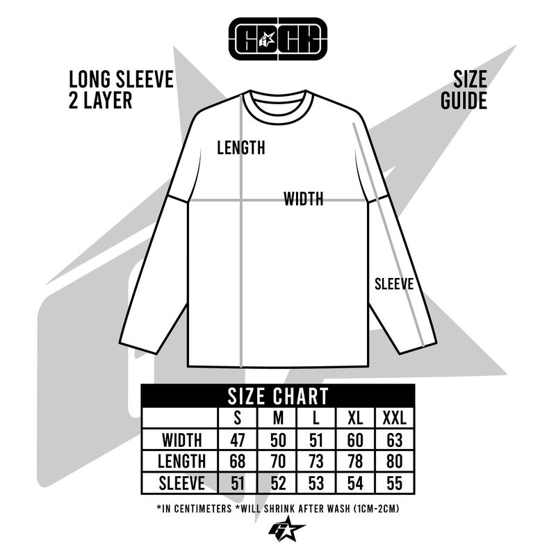Product Introduction of GDCK Longsleeve White TOXICITY / Kaos Hitam Lengan Panjang double layer Katun / Baju Distro Katun Combed Printing Oversize 0