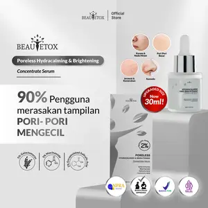 Poreless Concentrate Serum Hydracalming & Brightening Pori Jerawat Beruntusan