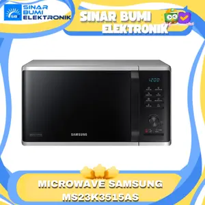 MICROWAVE SAMSUNG MS23K3515AS SOLO DENGAN QUICK DEFOST 23L