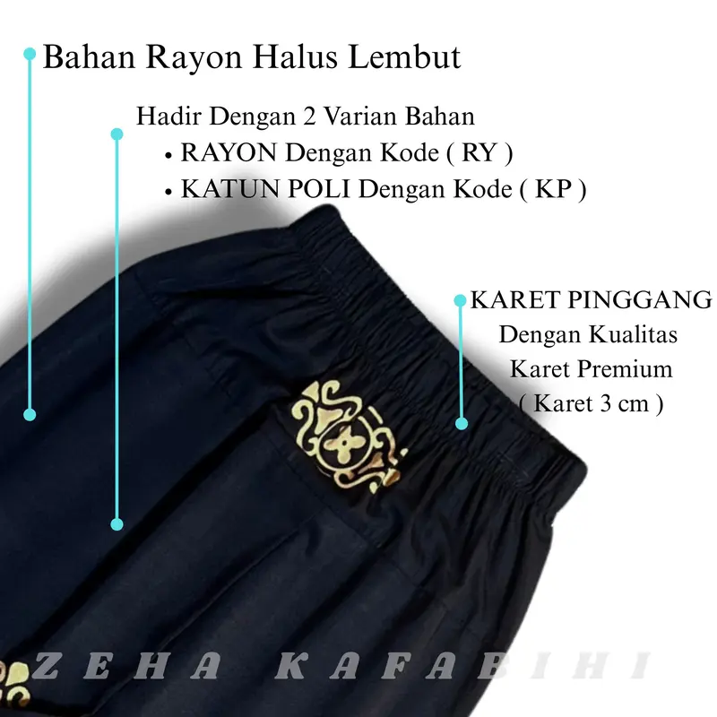 ZEHA - Sarung Instan Anak Laki Laki Usia 2 - 12 Tahun - Setelan Koko  Sarung Instan  Bahan Rayon Katun Poli Karet Pinggang Melingkar Nyaman di pakai 1