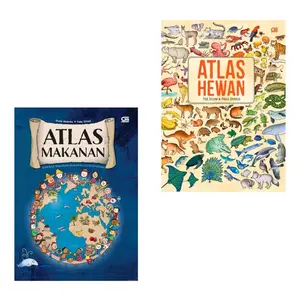 Buku Atlas Makanan (Food Maps) Atlas Hewan (Animal Maps) by Giulia Malerba, Febe Sillani, Paola Grimaldi